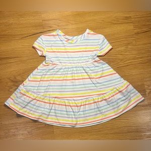 Epic Threads pastel striped dress, Size 2T, EUC